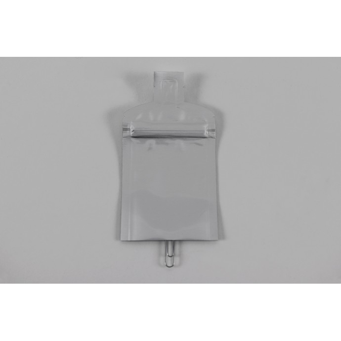 3.0" x 5.5" O.D Dispenser Tip Pouch with Zipper and Tear Notch; (1,000